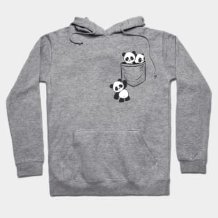 For Panda Lovers Cute Kawaii Baby Pandas In Pocket Hoodie